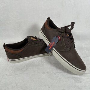 Levis Sneakers Men Size 10 Brown Anatomic Design Comfort 51949909B Casual NWT